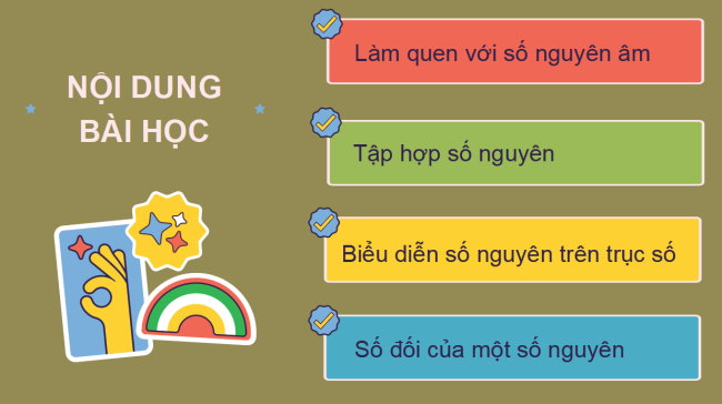 PowerPoint Toán 6 Bài 1: Số nguyên âm và tập hợp các số nguyên