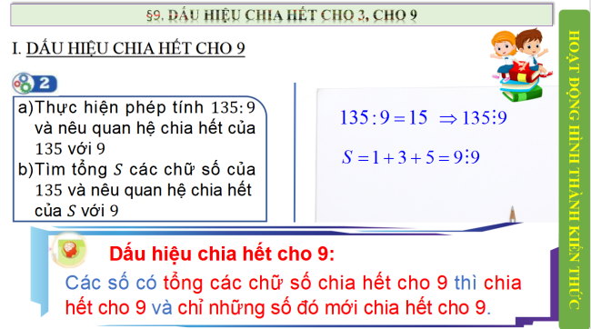 PowerPoint Toán 6 Bài 9: Dấu hiệu chia hết cho 3, cho 9