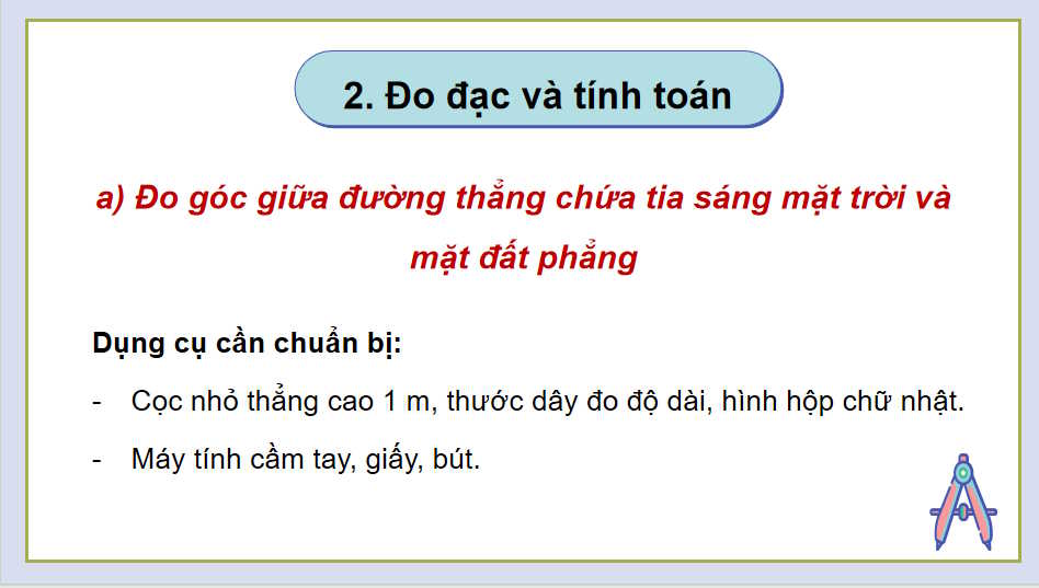 PowerPoint Toán 11 Hoạt động thực hành trải nghiệm Hình học