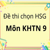 Đề thi chọn HSG Khoa học tự nhiên 9 sở GDĐT Hà Nội năm 2025-2026