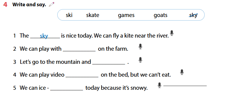 SBT tiếng Anh 4 Wonderful World unit 6 lesson 3 minh họa 4