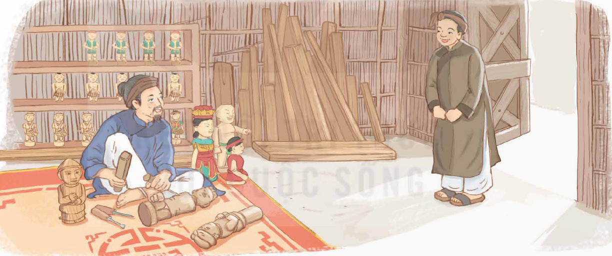 Sự tích chú Tễu trang 153 lớp 5 Tập 1 Kết nối tri thức