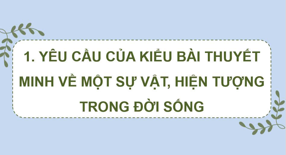 Viết văn bản thuyết minh về một sự vật hiện tượng trong đời sống xã hội