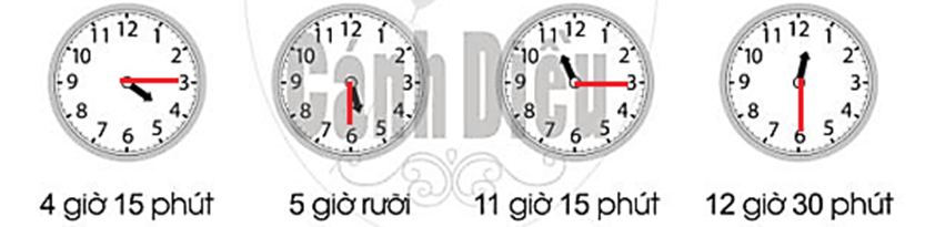 Vở bài tập Toán lớp 2 Bài 68: Giờ - Phút (trang 34) | Cánh diều