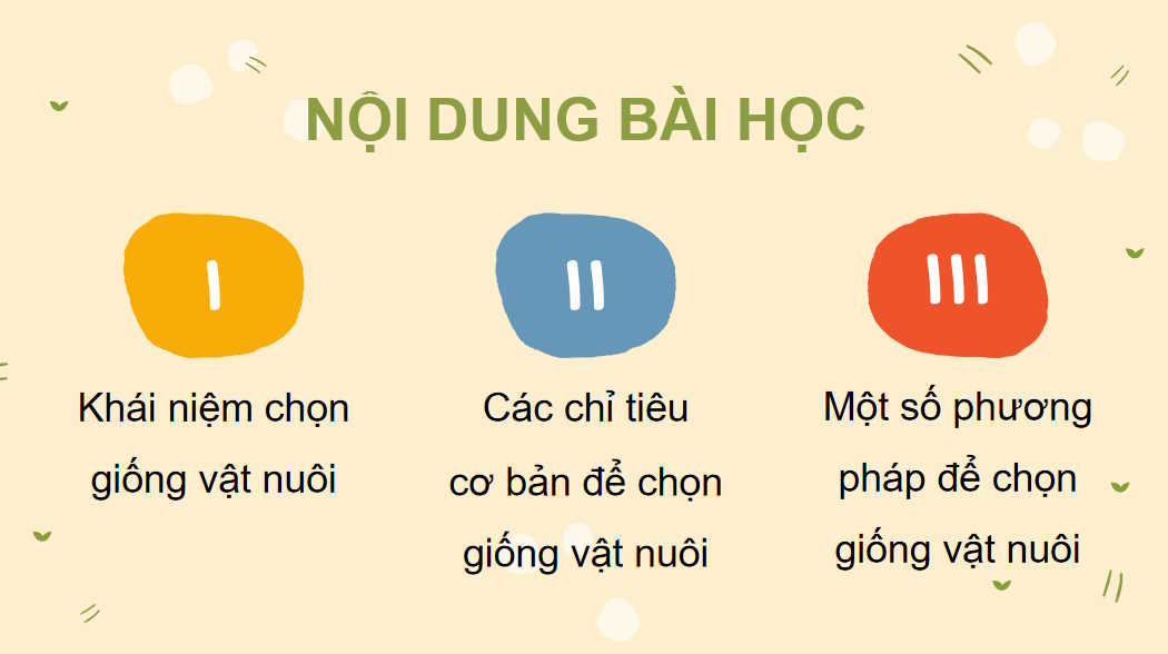 Chọn giống vật nuôi