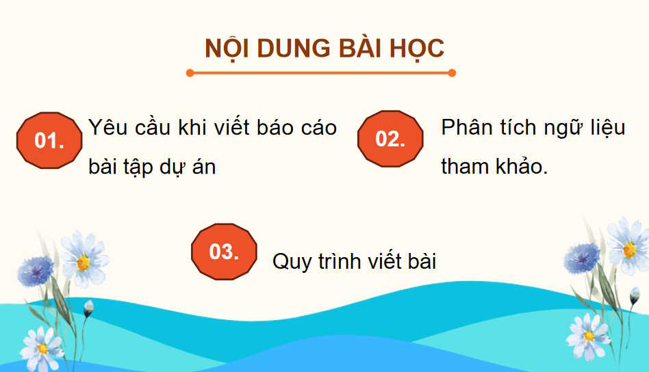 Viết báo cáo kết quả của bài tập dự án