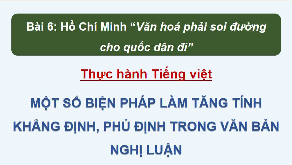 Thực hành tiếng Việt