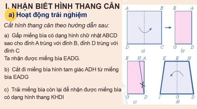 PowerPoint Toán 6 Bài 4: Hình thang cân