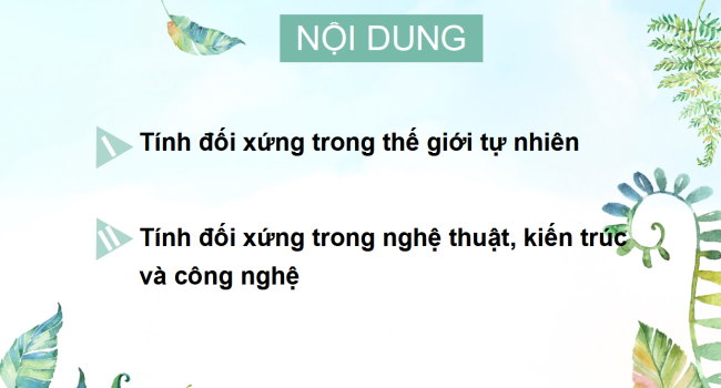 PowerPoint Toán 6 Bài 7: Đối xứng trong thực tiễn