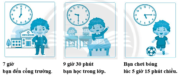 Giải vở bài tập Toán lớp 2 Giờ, phút, xem đồng hồ (trang 30) - Chân trời sáng tạo