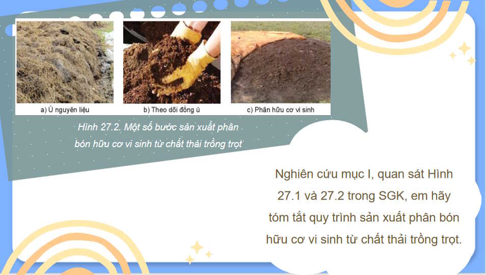  Ứng dụng công nghệ vi sinh trong bảo vệ môi trường và xử lí chất thải trồng trọt