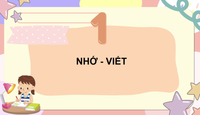 PowerPoint Tiếng Việt 3 Bài 6: Nhớ - viết Bận