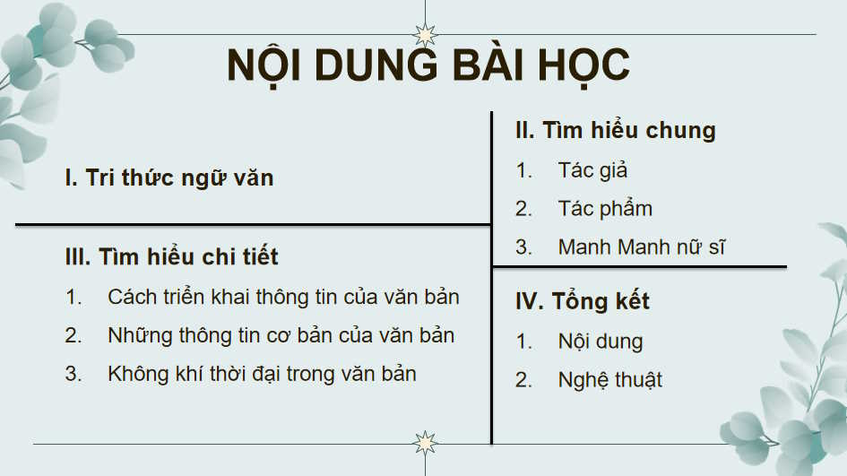Ngữ văn 11 Bài 8: Nữ phóng viên đầu tiên