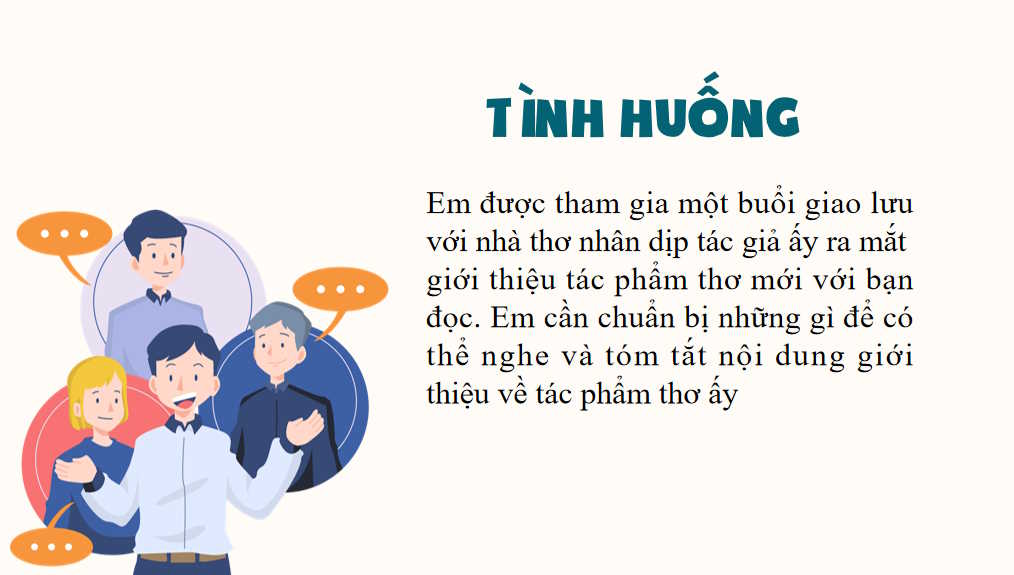 Giáo án PowerPoint Ngữ văn 8 Bài 7: Nghe và tóm tắt nội dung thuyết trình về một tác phẩm thơ