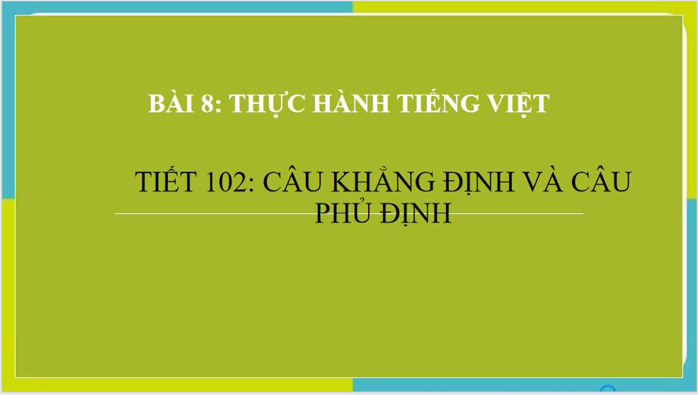 Giáo án PowerPoint Ngữ văn 8 Bài 8: Thực hành tiếng Việt