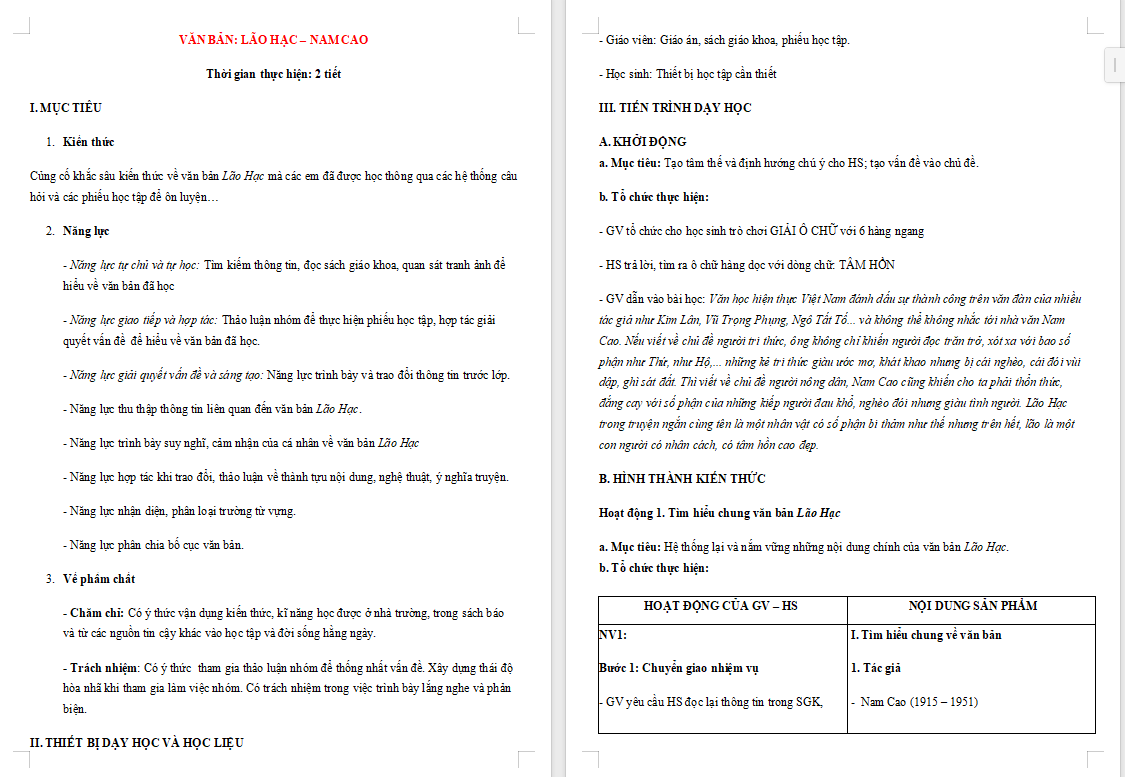 Giáo án PowerPoint Ngữ văn 8 Bài 6: Lão hạc