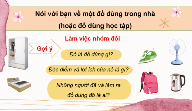 PowerPoint Tiếng Việt 3 Bài 7: Tả đồ vật