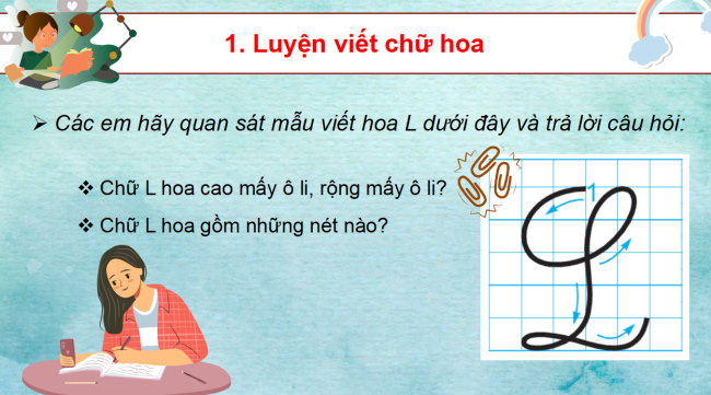 PowerPoint Tiếng Việt 3 Bài 8: Ôn chữ viết hoa L