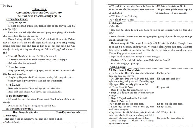 Giáo án Tiếng Việt 3 Bài 11: Kể chuyện Đội viên tương lai