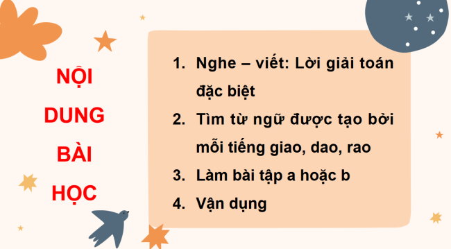 PowerPoint Tiếng Việt 3 Bài 11: Nghe - viết Lời giải toán đặc biệt