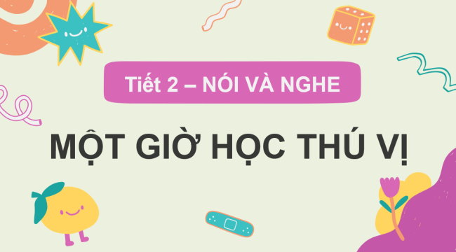 PowerPoint Tiếng Việt 3 Bài 13: Một giờ học thú vị