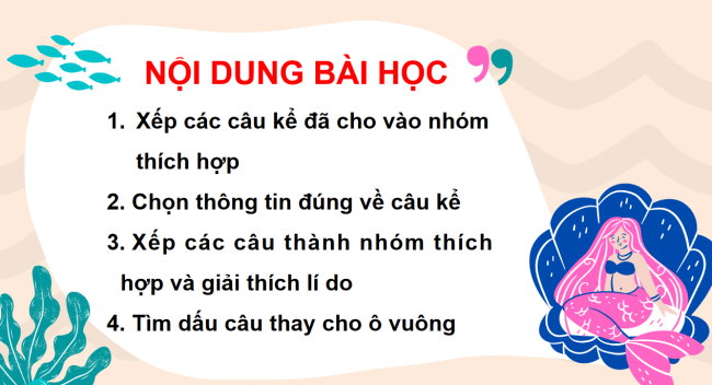 PowerPoint Tiếng Việt 3 Bài 14: Câu kể, các dấu kết thúc câu
