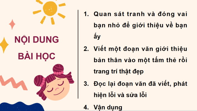 PowerPoint Tiếng Việt 3 Bài 14: Viết đoạn văn giới thiệu về bản thân