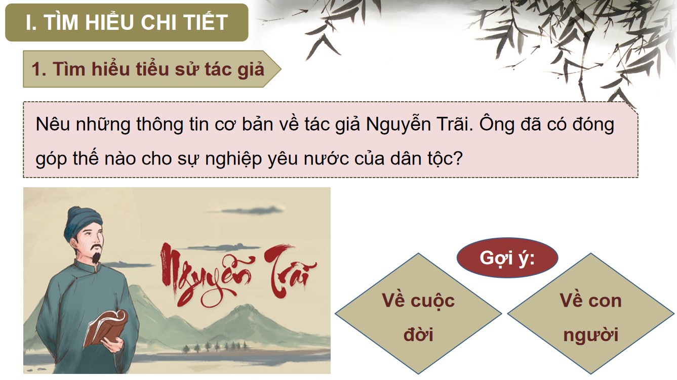 Giáo án PPT Văn 10 Kết nối tri thức Bài Tác gia Nguyễn Trãi