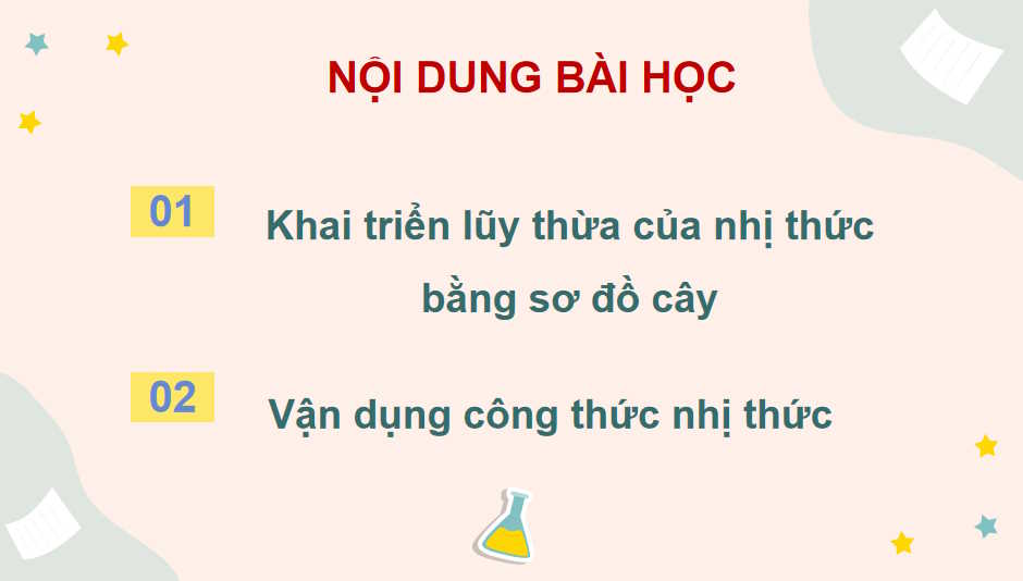 Toán 10 Bài 25: Nhị thức Newton