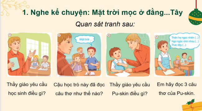 PowerPoint Tiếng Việt 3 Bài 15: Kể chuyện Mặt trời mọc ở đằng... tây!