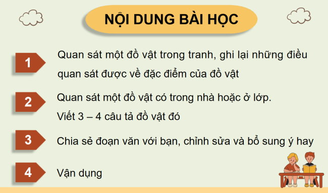 PowerPoint Tiếng Việt 3 Bài 18: Viết đoạn văn tả đồ vật