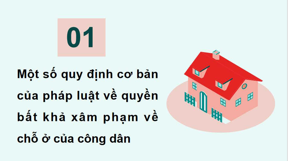 Quyền bất khả xâm phạm về chỗ ở của công dân