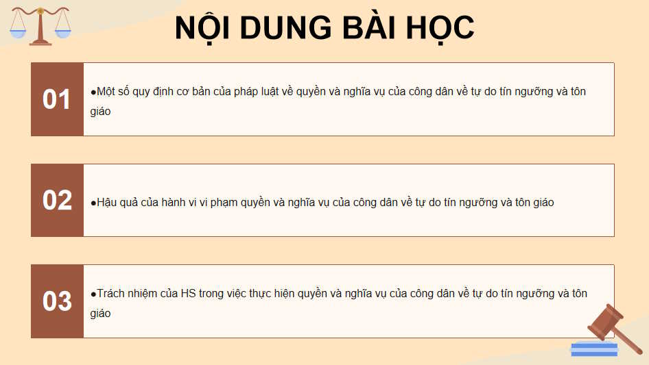 Quyền và nghĩa vụ của công dân về tự do tín ngưỡng và tôn giáo