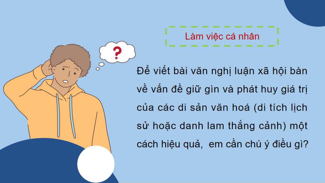 Viết bài văn nghị luận xã hội về một vấn đề cần giải quyết