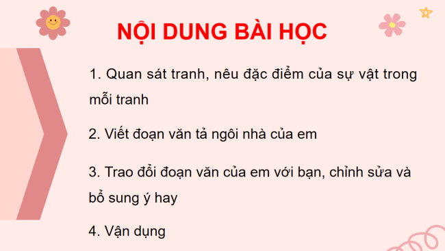PowerPoint Tiếng Việt 3 Bài 20: Viết đoạn văn tả ngôi nhà của mình