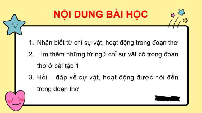 PowerPoint Tiếng Việt 3 Bài 30: Từ ngữ chỉ sự vật, hoạt động; Hỏi - đáp về sự vật, hoạt động