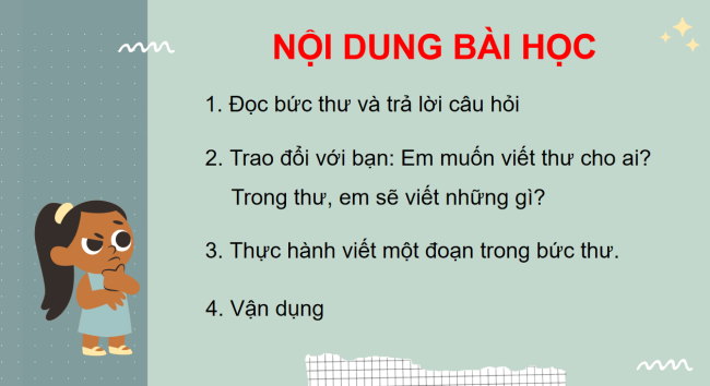 PowerPoint Tiếng Việt 3 Bài 30: Viết thư