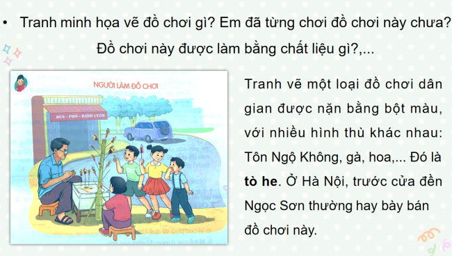 PowerPoint Tiếng Việt 3 Bài 31: Người làm đồ chơi