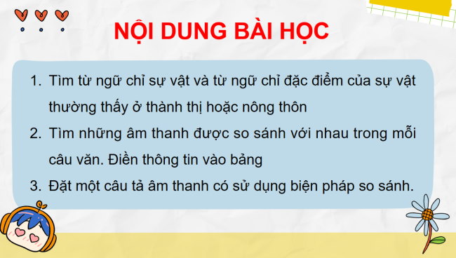 PowerPoint Tiếng Việt 3 Bài 32: Mở rộng vốn từ về thành thị, nông thôn; Biện pháp so sánh