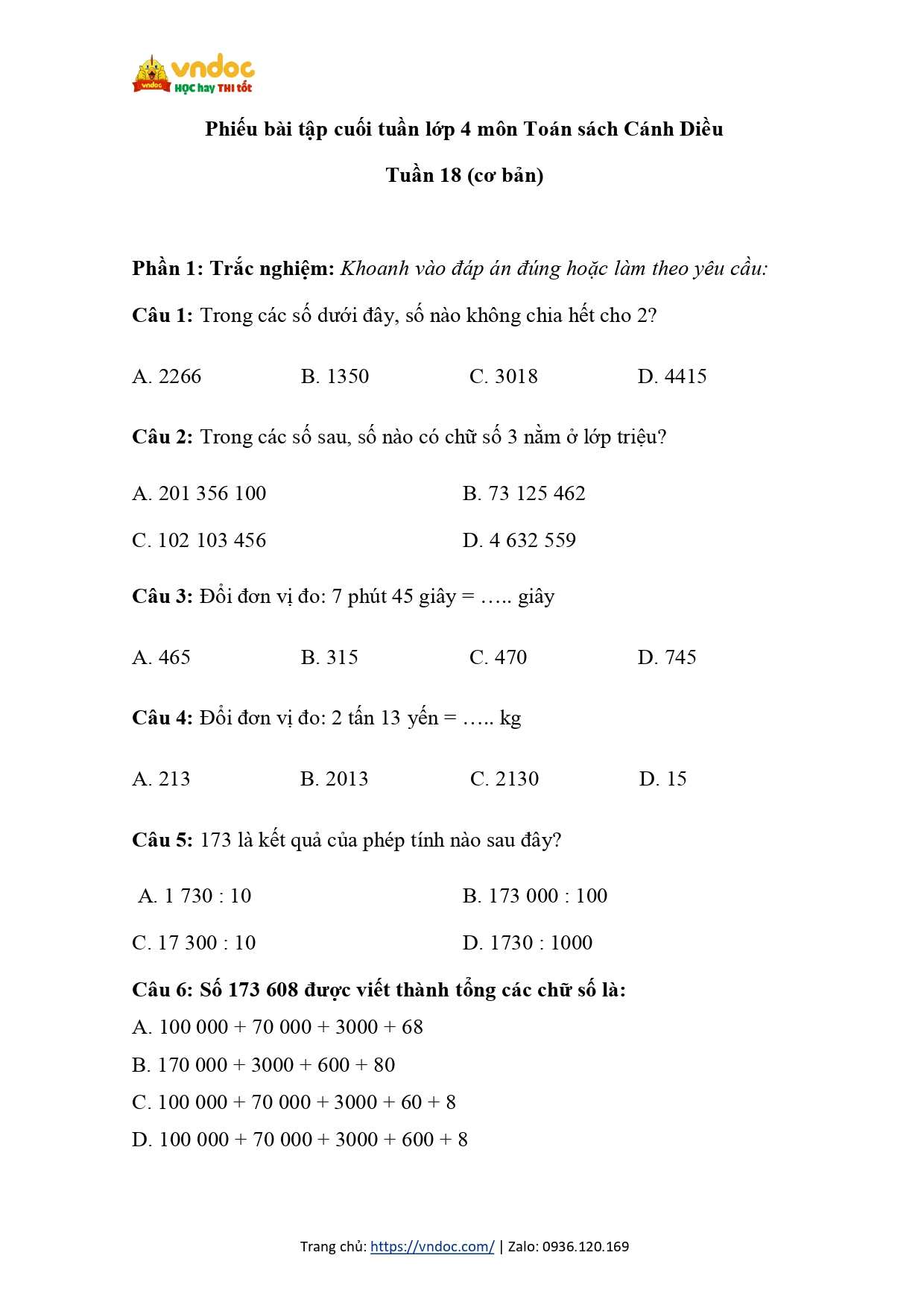 bai tap cuoi tuan toan lop 4 canh dieu tuan 18 page 0001*859200