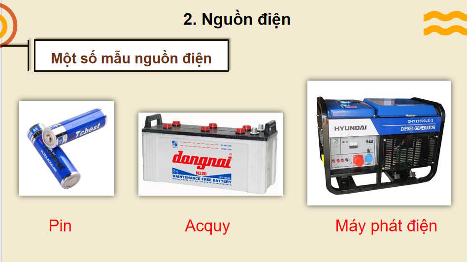 Giáo án Vật lí 11 Bài 24: Nguồn điện