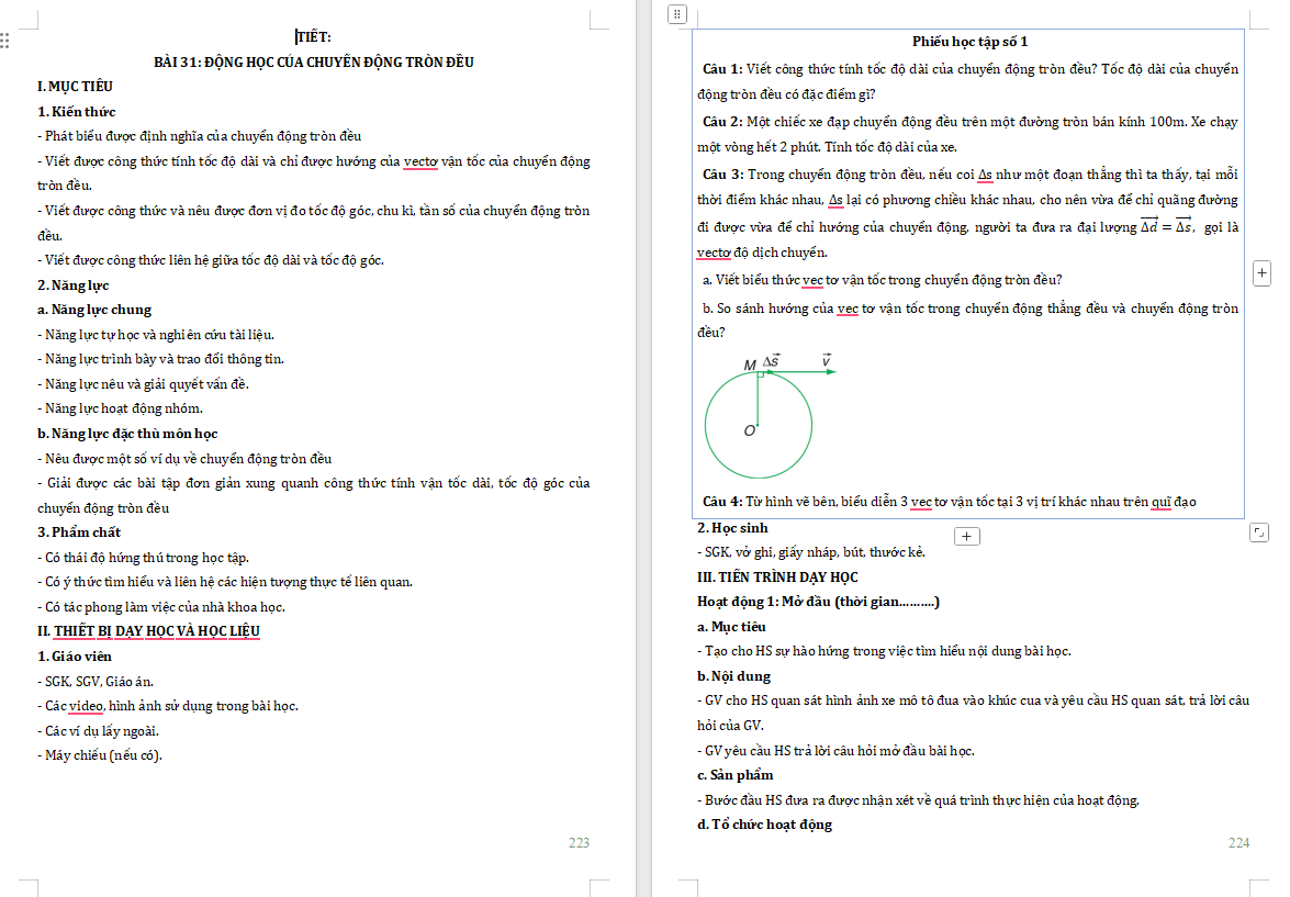 Giáo án PowerPoint Vật lí 10 Bài 31
