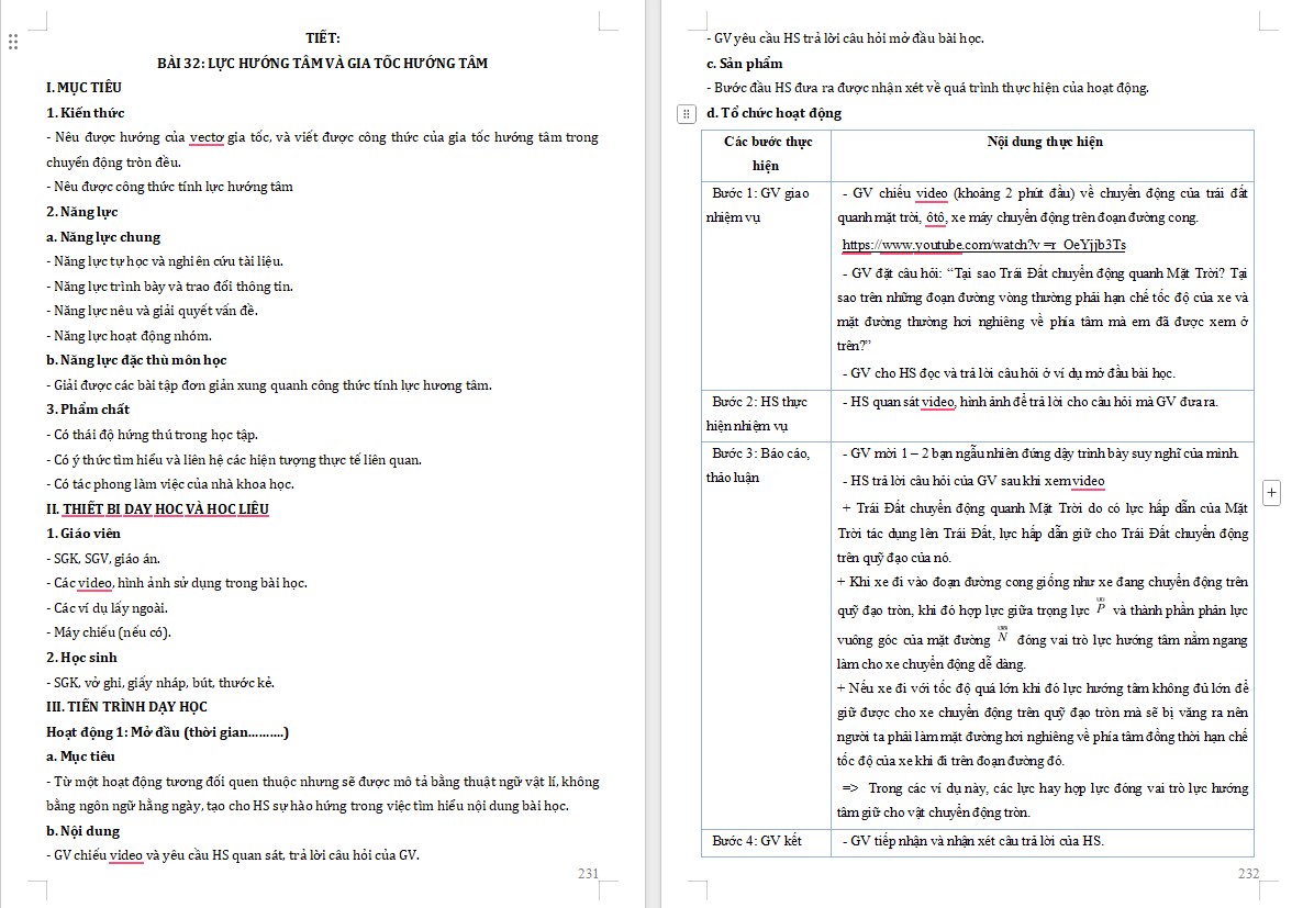 Giáo án PowerPoint Vật lí 10 Bài 32