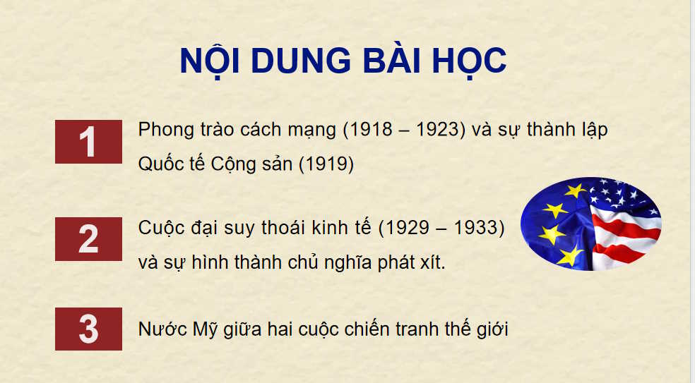  Châu Âu và nước Mỹ từ năm 1918 đến năm 1945
