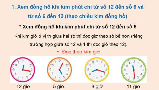 PowerPoint Toán 3: Xem đồng hồ trang 71