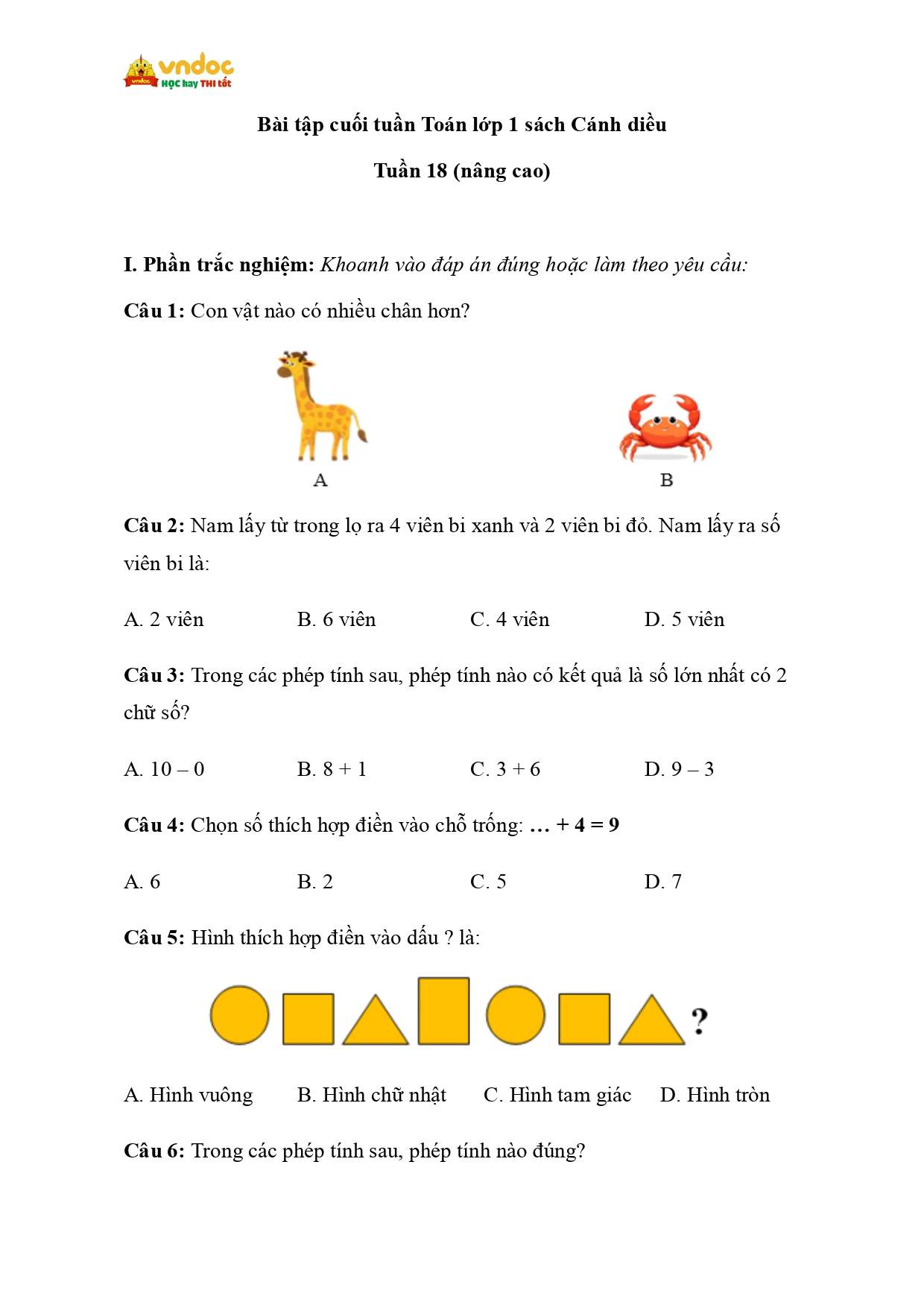 bai tap cuoi tuan toan 1 tuan 18 nang cao sach kntt page 0001*860981