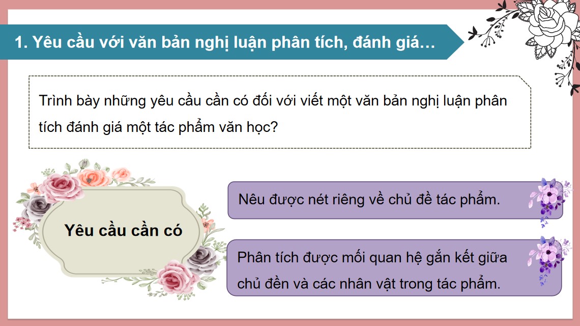 Giáo án PPT Văn 10 Kết nối tri thức Viết bài văn nghị luận, phân tích đánh giá về một tác phẩm văn học