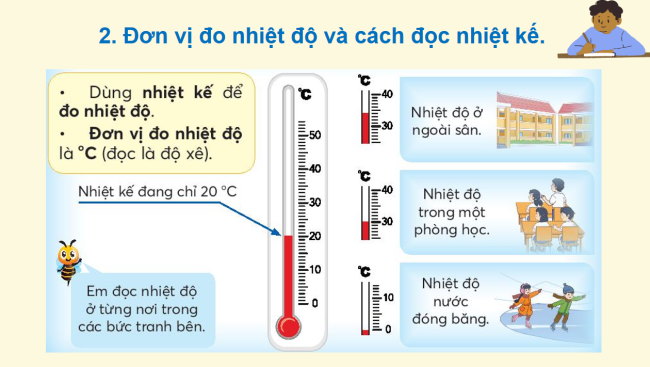PowerPoint Toán 3: Nhiệt độ. Đo nhiệt độ