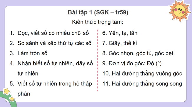 PowerPoint Toán 4 Bài 24: Em ôn lại những gì đã học