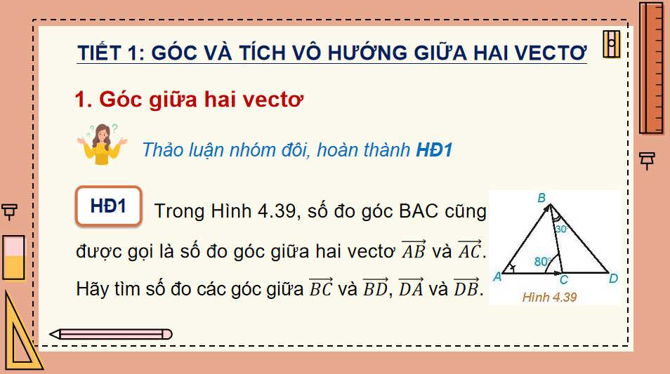 Giáo án Toán 10 Bài 11: Tích vô hướng của hai vectơ